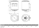 Bosch Junkers Tronic 2000T 80 SLIM scaldabagno elettrico 80 litri