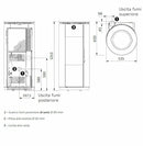 CS Thermos Leire stufa a pellet - biomassa 8,07 KW