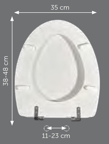 Sedile compatibile Ceramica Dolomite Novella bianco europeo