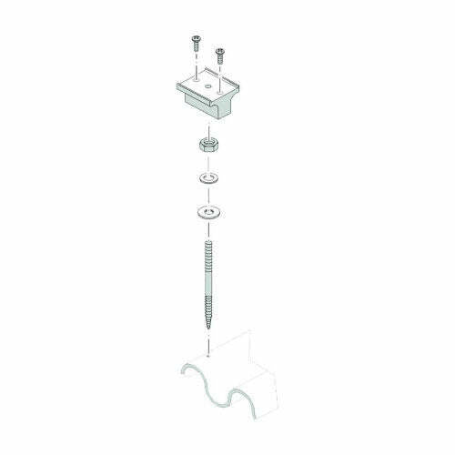 Bosch Junkers FKA4-2 ganci per fissaggio universale - 4 pezzi