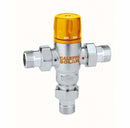 Caleffi 2521 miscelatore termostatico con valvole di ritegno 3/4"