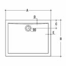 Ideal Standard ULTRA FLAT Piatto doccia rettangolare 120 X 90 cm