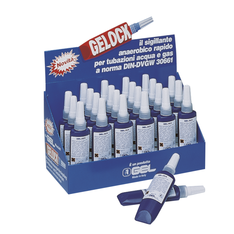 Gel Sigillante Gelock 180.300.10 per giunzioni filettate - 24 pezzi