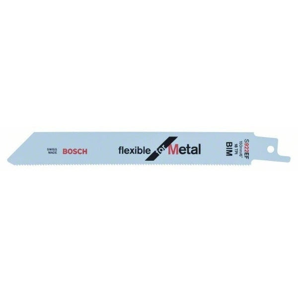 Bosch Flexible for Metal S 922 EF lama per sega universale BIM, stradata, fresata, set 5 pezzi