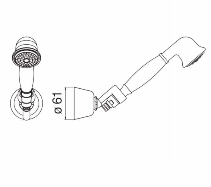 Nobili duplex doccia cromato