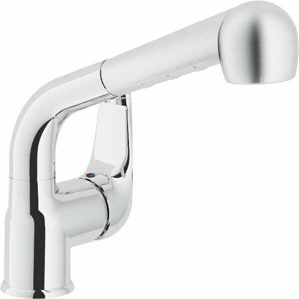 Nobili Luxus miscelatore lavello doccetta estraibile cromato