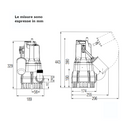 Dab NOVA 600 M-A pompa sommergibile da drenaggio 0,5 kW 1" 1/4
