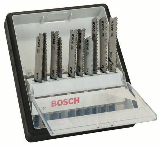 Bosch Robust Line set 10 lame per seghetto alternativo Metal Expert, attacco a T
