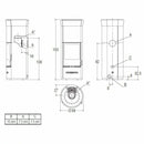 Piazzetta E929 T stufa a legna 7,9 kW