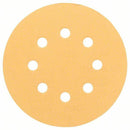 Bosch set 5 dischi abrasivi, diametro 125 mm, grana 40