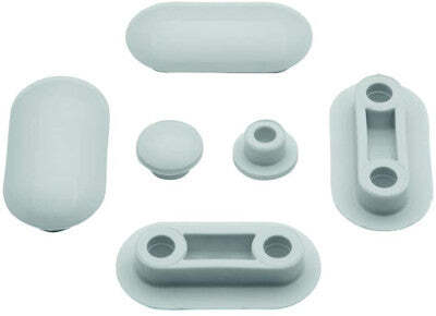 Ideal Standard set gommini paracolpi T217801 per sedili Serie 21, Esedra, Gemma 2 e Linda