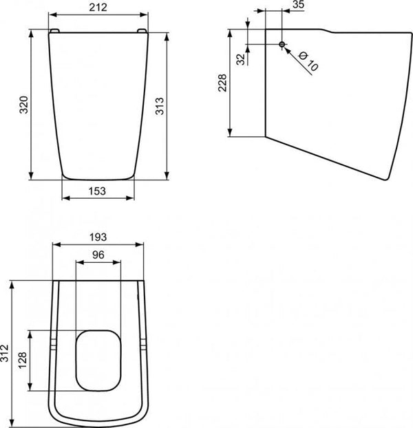 Ideal Standard SERIE 21 semicolonna