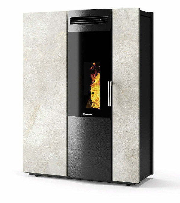 CS Thermos Thema 10 pietra stufa a pellet/biomassa canalizzabile 9,8 KW