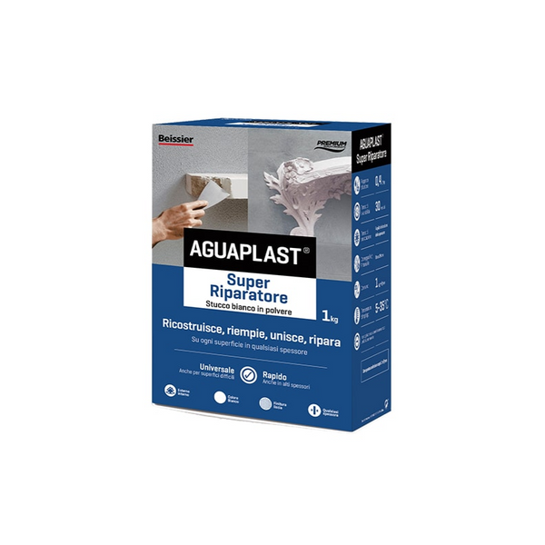 Stucco SUPER RIPARATORE Aguaplast in polvere 1 kg