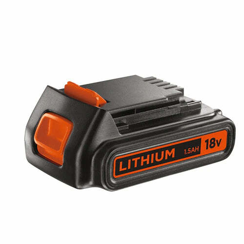 Black & Decker batteria al Litio 18V, 1.5AH per gamma BDCHD18