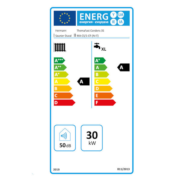 ThemaFast Condens 35 MA-CS/1 WiFi caldaia a condensazione Hermann con microaccumulo