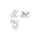 Bidet sospeso I.LIFE A T452401 Ideal Standard bianco