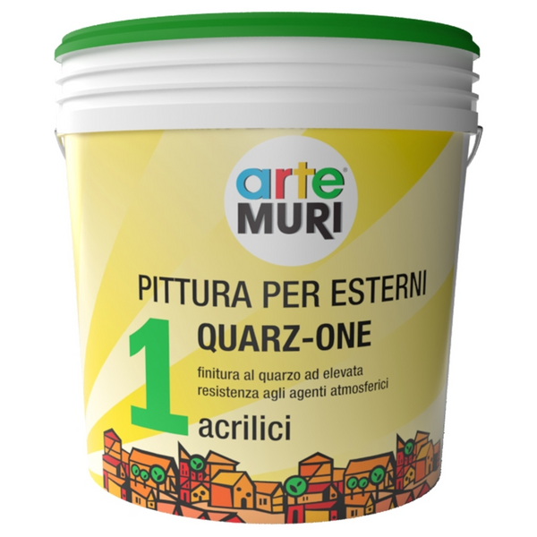 Finitura al quarzo per esterni QUARZ-ONE Grigolin neutro 4,5 litri
