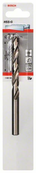 Bosch punta per metallo HSS-G, DIN 338 9.5 x 81 x 125 mm - 1 pezzo
