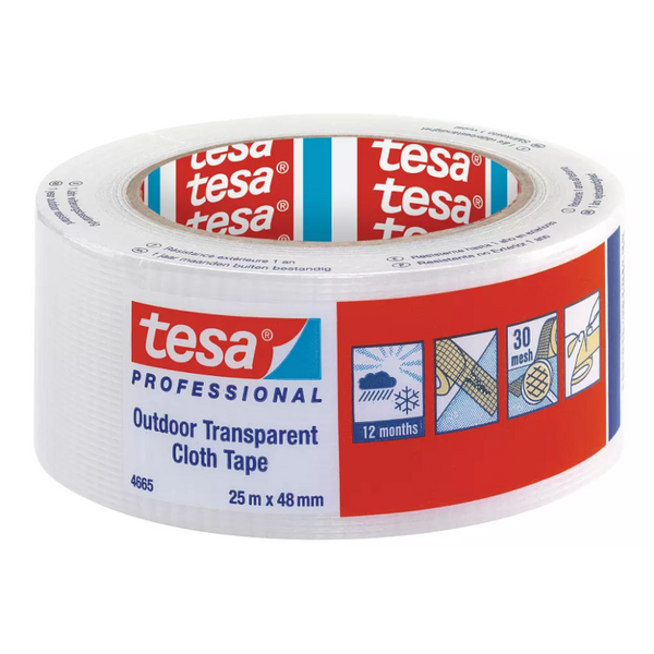 Nastro TELA per esterni 04665 Tesa trasparente 48 mm x 25 m