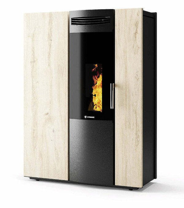 CS Thermos Thema 10 pietra stufa a pellet/biomassa canalizzabile 9,8 KW