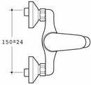 Ideal Standard CERAPLAN Miscelatore monocomando doccia esterno