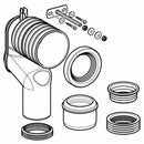 Geberit Monolith kit curva a P per wc a pavimento