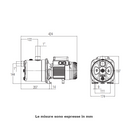 Dab JETINOX 102 M elettropompa centrifuga autoadescante 0,75 kW
