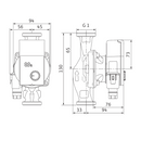 Wilo YONOS PICO1.0 15/1-4 pompa di ricircolo 130 mm 1"