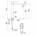 Nobili Loop miscelatore lavabo a bacinella cromato
