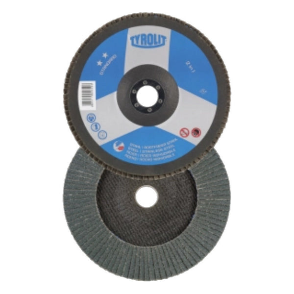 Disco lamellare Tyrolit STANDARD 2in1 ZA40-B 115 mm Grana 40 per inox