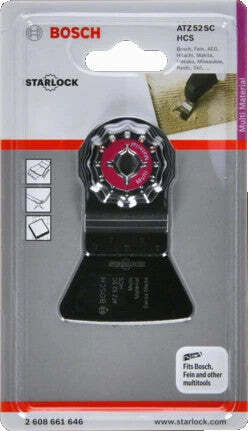 Bosch ATZ 52 SC raschietto  rigido in HCS 26 x 52 mm