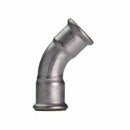 Raccorderie Metalliche Inoxpres 181/450 curva 45° FF D.18