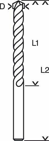 Bosch  CYL-1 punta per pietra 6.5 x 90 x 150 mm