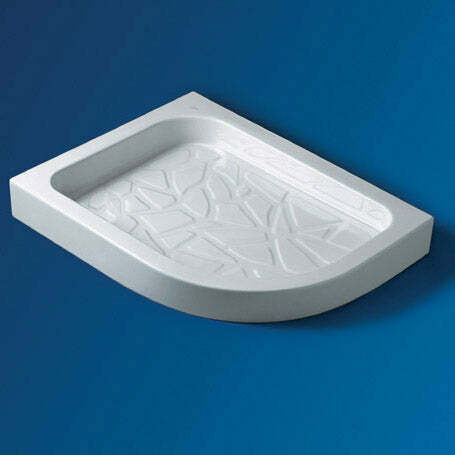 Ideal Standard PIATTI DOCCIA IS Piatto doccia ad angolo curvo 100 X 80 cm, versione sinistra