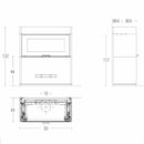Piazzetta LUGANO MC 70/51 stufa caminetto a legna 11 kW