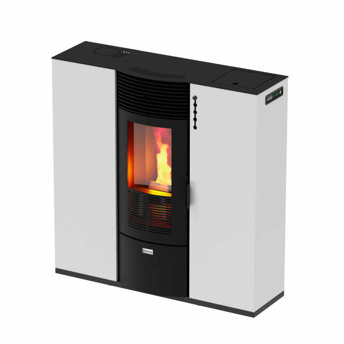 Zanutta TERRA 10C stufa a pellet 9,72 kW - bianco