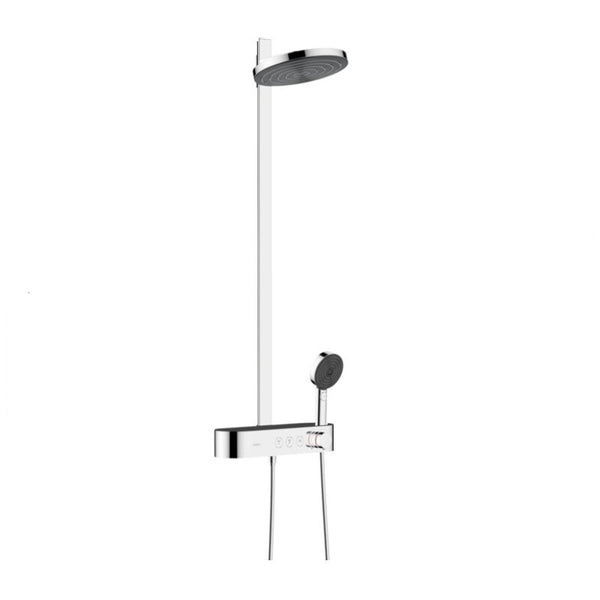 Colonna doccia Pulsify S Showerpipe 260 Hansgrohe con termostatico ShowerTablet Select 400