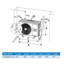 Bosch Climate unita' esterna Dualsplit CL5000M 41/2 E 14.000 BTU per 2 unita' interne