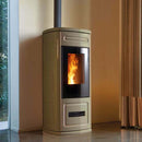 Piazzetta P230 C W/B stufa a pellet 11 kW scarico posteriore e basamento