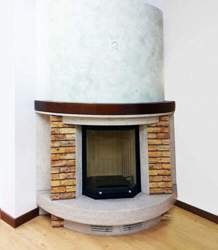 Piazzetta Francia EHT 655 caminetto monoblocco a legna