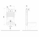 Kariba Fix Pratika 9.0 modulo installazione vaso sospeso per muratura