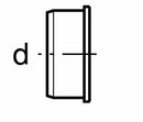 Geberit PP-HTs tappo di chiusura d 32mm HTM