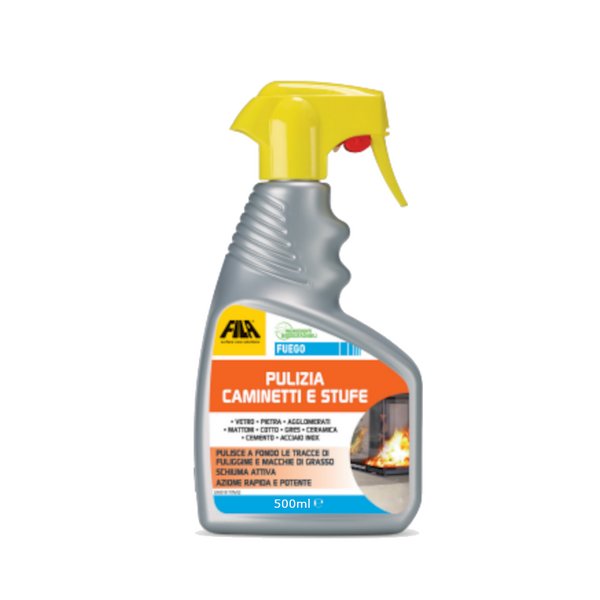 Schiuma spray Fila pulizia caminetti e stufe Fuego 500 ml