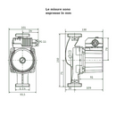 Wilo STAR-Z 20/7 EM pompa di ricircolo acqua potabile 150 mm 0,168 kW