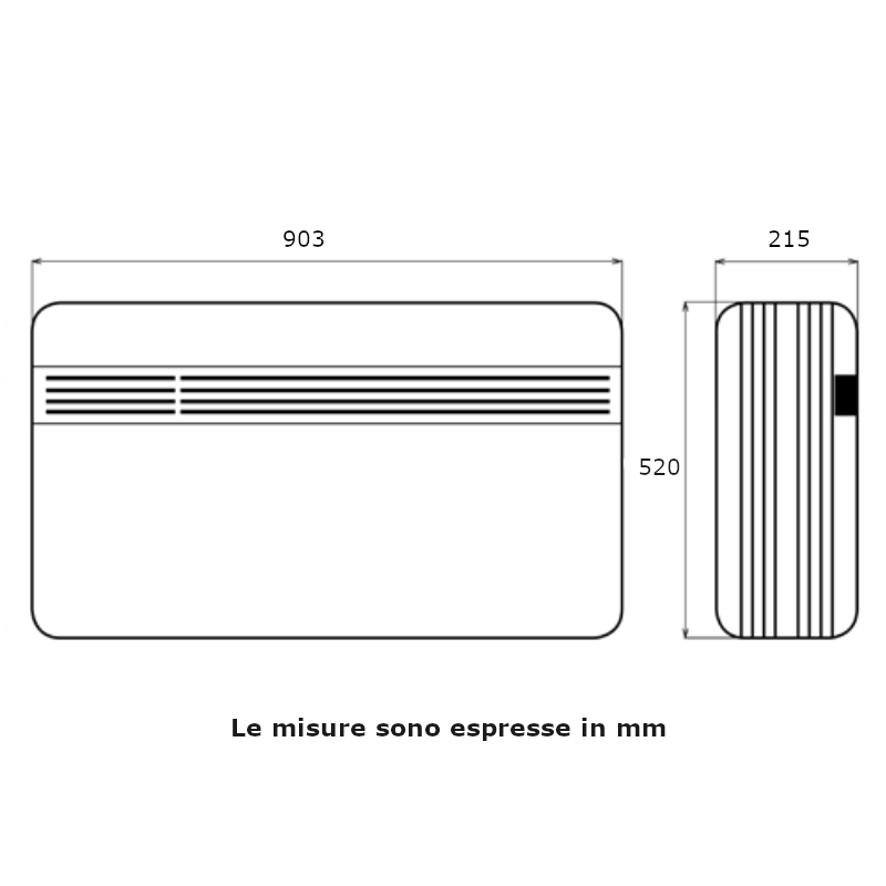 Climatizzatore Unico Pro 35 HP Eva 3,4 kW senza unità esterna