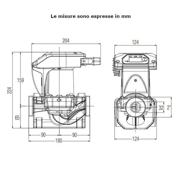 Circolatore Dab Evoplus Small 40/180 XM 60150942 da 70 W