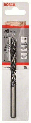Bosch punta elicoidale per legno 9 x 80 x 120 mm, diametro 9 mm