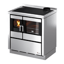 Cadel Kook 80 cucina a legna ventilata, piano in ghisa