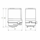 Giacomini R473M testa elettrotermica normalmente chiusa con microinterruttore 1 m